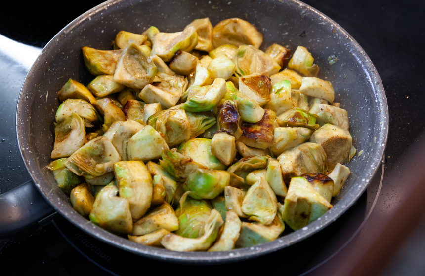Carciofi trifolati in padella