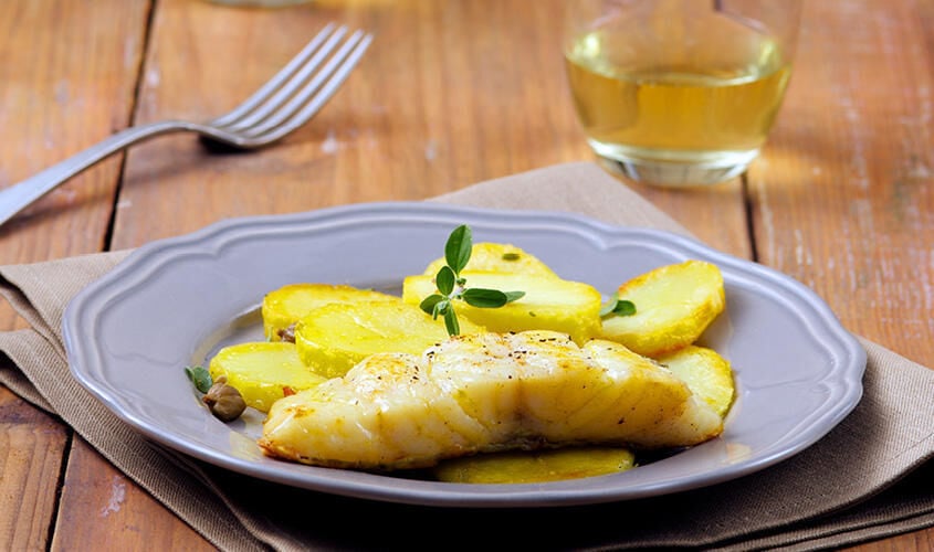 Pesce e crostacei al naturale - "Bacalao"