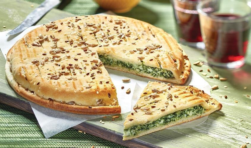 Stuzzichini per aperitivo e finger food - Sc. 50% Focaccia Rustica Ricotta e Spinaci